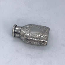 Load image into Gallery viewer, Silver Morton&#39;s Patent &quot;The Maze&quot; Vesta Stamped Sterling Silver
