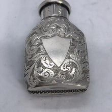 Load image into Gallery viewer, Silver Morton&#39;s Patent &quot;The Maze&quot; Vesta Stamped Sterling Silver
