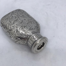 Load image into Gallery viewer, Silver Morton&#39;s Patent &quot;The Maze&quot; Vesta Stamped Sterling Silver
