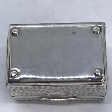 Load image into Gallery viewer, Novelty Silver Box Shaped As A Gladstone Bag Saunders &amp; Shepherd Birmingham 1899
