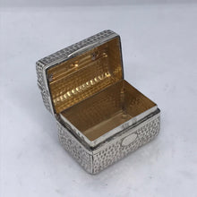 Load image into Gallery viewer, Novelty Silver Box Shaped As A Gladstone Bag Saunders &amp; Shepherd Birmingham 1899
