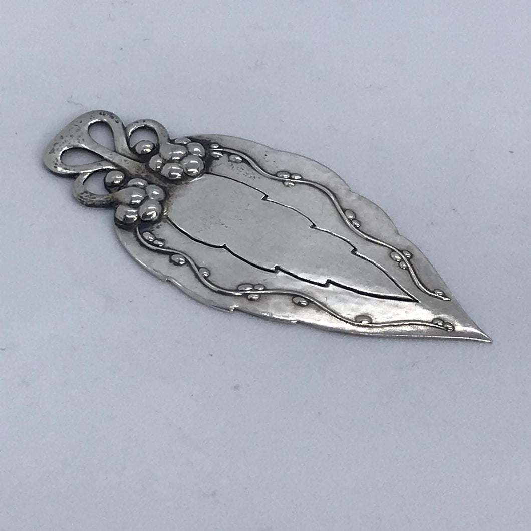 Solid Silver Hallmarked Georg Jensen Bookmark