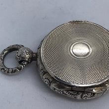 Load image into Gallery viewer, Pocket Watch Shaped Silver Vinaigrette Gervaise Wheeler Birmingham 1835
