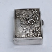 Load image into Gallery viewer, Novelty Silver Box With Embossed Hunting Scene
