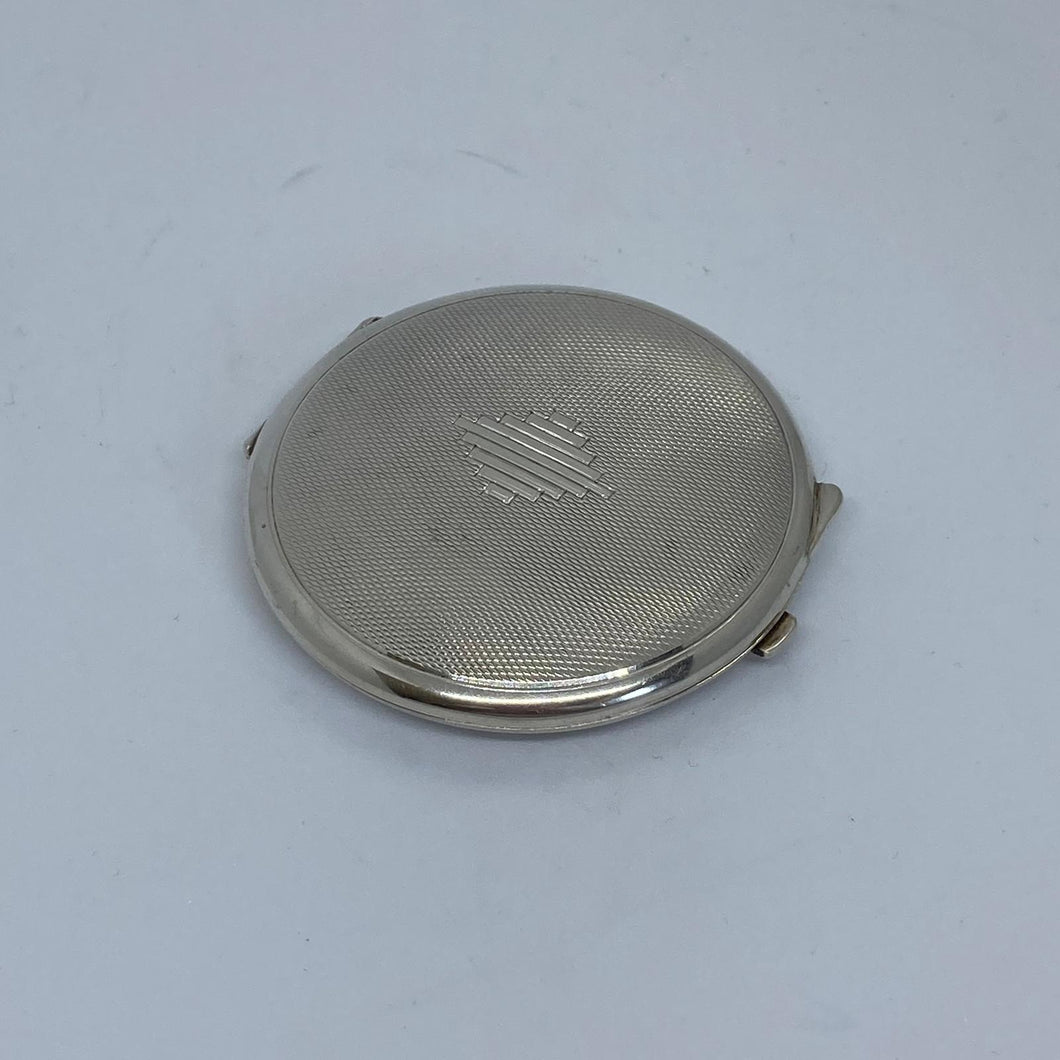 Art Deco Silver Compact Birmingham 1936