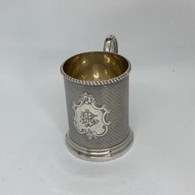 Load image into Gallery viewer, Silver Christening Mug Hallmarked George Unite Birmingham 1875
