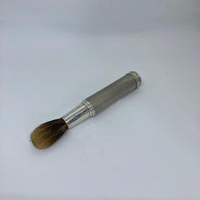 Load image into Gallery viewer, Rare And Unusual Antique Silver Travelling Shaving Brush Hallmarked London 1875
