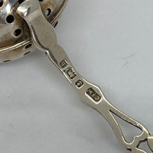 Load image into Gallery viewer, Edwardian Silver Tea Infuser Hallmarked C E Williams Birmingham 1901
