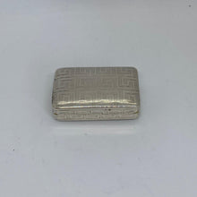 Load image into Gallery viewer, George III Silver Snuff Box With Greek Key Decoration Matthew Linwood Birmingham 1804
