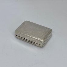 Load image into Gallery viewer, George III Silver Snuff Box With Greek Key Decoration Matthew Linwood Birmingham 1804
