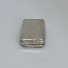 Load image into Gallery viewer, George III Silver Snuff Box With Greek Key Decoration Matthew Linwood Birmingham 1804
