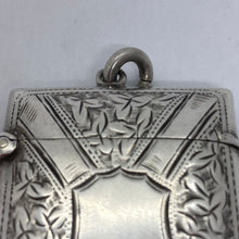 Load image into Gallery viewer, Silver Vesta With Shield Cartouche Henry Pope Birmingham 1899
