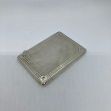 Load image into Gallery viewer, Silver Card Case George Unite Birmingham 1881 In Original Box
