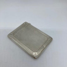 Load image into Gallery viewer, Silver Card Case George Unite Birmingham 1881 In Original Box
