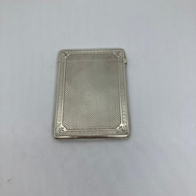 Load image into Gallery viewer, Silver Card Case George Unite Birmingham 1881 In Original Box
