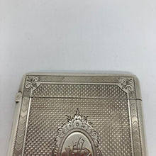 Load image into Gallery viewer, Silver Card Case George Unite Birmingham 1881 In Original Box
