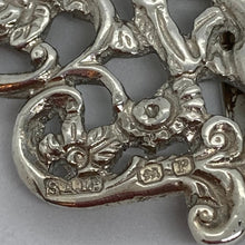 Load image into Gallery viewer, Hallmarked Silver Nurses Buckle Stokes &amp; Ireland Chester 1898
