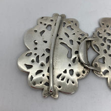 Load image into Gallery viewer, Hallmarked Silver Nurses Buckle Stokes &amp; Ireland Chester 1898
