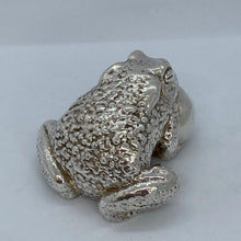 Load image into Gallery viewer, Silver Paperweight Modelled As A Toad Import Hallmarks
