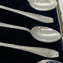 Load image into Gallery viewer, Set Of Silver Teaspoons With Patterned Handles Arthur Price Birmingham 1938
