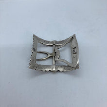 Load image into Gallery viewer, Georgian Silver Shoe Buckle Partial Hallmarks
