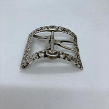 Load image into Gallery viewer, Georgian Silver Shoe Buckle Partial Hallmarks
