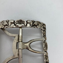 Load image into Gallery viewer, Georgian Silver Shoe Buckle Partial Hallmarks
