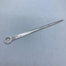 Load image into Gallery viewer, Hallmarked Silver Letter Opener Designed As A Meat Skewer Francis Howard Sheffield 1979
