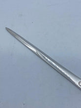 Load image into Gallery viewer, Hallmarked Silver Letter Opener Designed As A Meat Skewer Francis Howard Sheffield 1979
