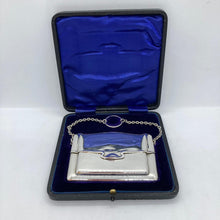 Load image into Gallery viewer, Art Nouveau Silver Ladies Card Case In Original Box Birmingham 1906
