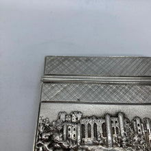 Load image into Gallery viewer, Silver Castle Top Card Case Nathaniel Mills Warwick Castle And Kenilworth Castle
