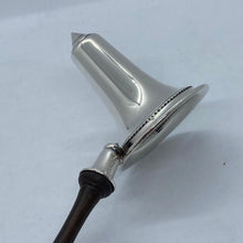 Load image into Gallery viewer, Large Hallmarked Silver Candle Snuffer With Turned Wooden Handle
