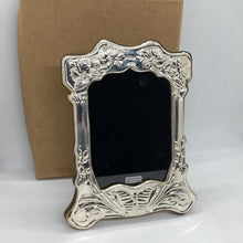 Load image into Gallery viewer, Art Nouveau Style Silver Photograph Frame With Butterfly
