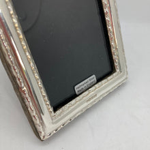 Load image into Gallery viewer, Silver Photograph Frame With Beaded Decoration
