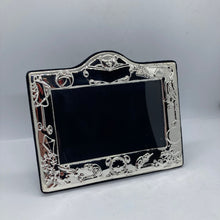 Load image into Gallery viewer, Hallmarked Silver Children’s Photo Frame Nursery Or Christening Toy Design
