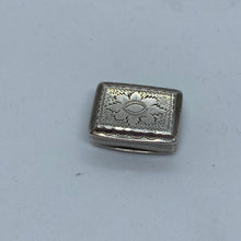 Load image into Gallery viewer, George IV Miniature Silver Vinaigrette John Bettridge Birmingham 1824
