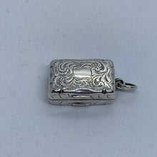 Load image into Gallery viewer, Small Silver Vinaigrette Frederick Marson Birmingham 1857
