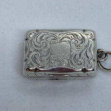 Load image into Gallery viewer, Small Silver Vinaigrette Frederick Marson Birmingham 1857
