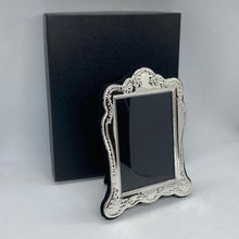 Load image into Gallery viewer, Hallmarked Silver Photograph Frame Victorian Style - New
