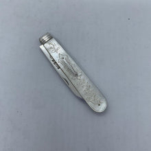 Load image into Gallery viewer, Silver And Mother Of Pearl Fruit Knife Hilliard And Thomason Birmingham 1853
