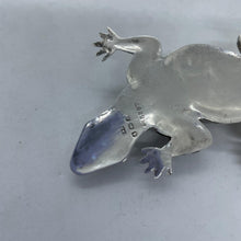 Load image into Gallery viewer, Hallmarked Solid Silver Alligator Pin Cushion Crisford &amp; Norris 1925
