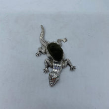 Load image into Gallery viewer, Hallmarked Solid Silver Alligator Pin Cushion Crisford &amp; Norris 1925
