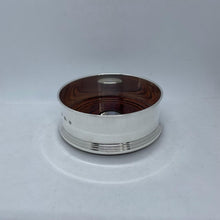 Load image into Gallery viewer, Silver Wine Bottle Coaster Broadway &amp; Co. Birmingham 2001
