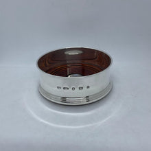 Load image into Gallery viewer, Silver Wine Bottle Coaster Broadway &amp; Co. Birmingham 2001
