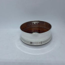 Load image into Gallery viewer, Silver Wine Bottle Coaster Broadway &amp; Co. Birmingham 2001
