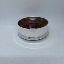 Load image into Gallery viewer, Silver Wine Bottle Coaster Broadway &amp; Co. Birmingham 2001
