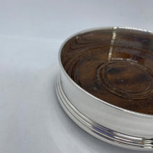 Load image into Gallery viewer, Hallmarked Silver Bottle Coaster Birmingham 1984
