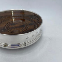 Load image into Gallery viewer, Hallmarked Silver Bottle Coaster Birmingham 1984
