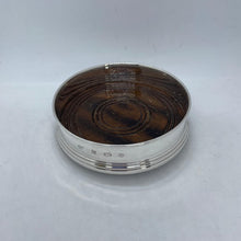 Load image into Gallery viewer, Hallmarked Silver Bottle Coaster Birmingham 1984
