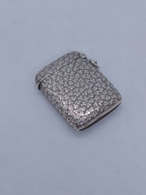 Load image into Gallery viewer, Silver Vesta With Ivy Leaf Decoration Birmingham 1905
